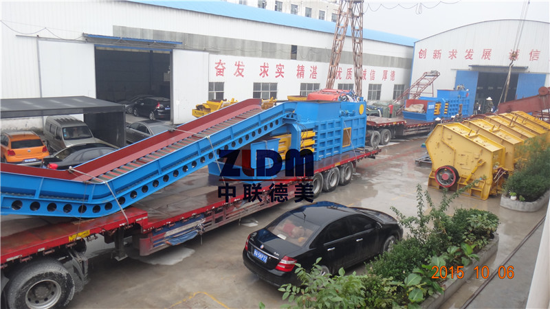 兩臺DM160型打包機發貨江西